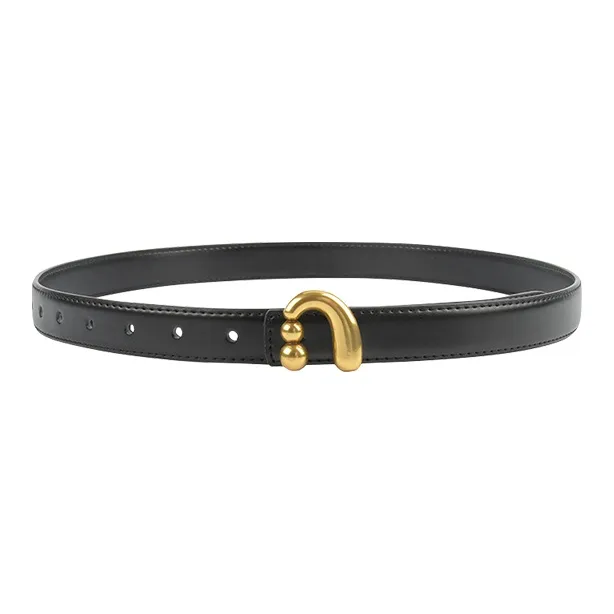 YUZHAOLIN Skirt Business Suit Jeans Versatile Minimalist Style Belt Leather Belts Women's-5