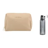 Tubas Beige Apricot+Fashion Sports Water Bottle Gray