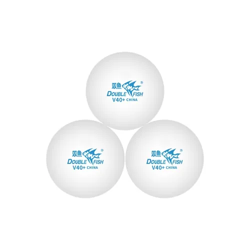 DOUBLEFISH Table Tennis High Molecular Weight Stitched Ball High Rebound Resilient White