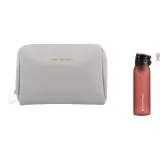 Tubas Cloud Gray+Fashion Sports Water Bottle Red