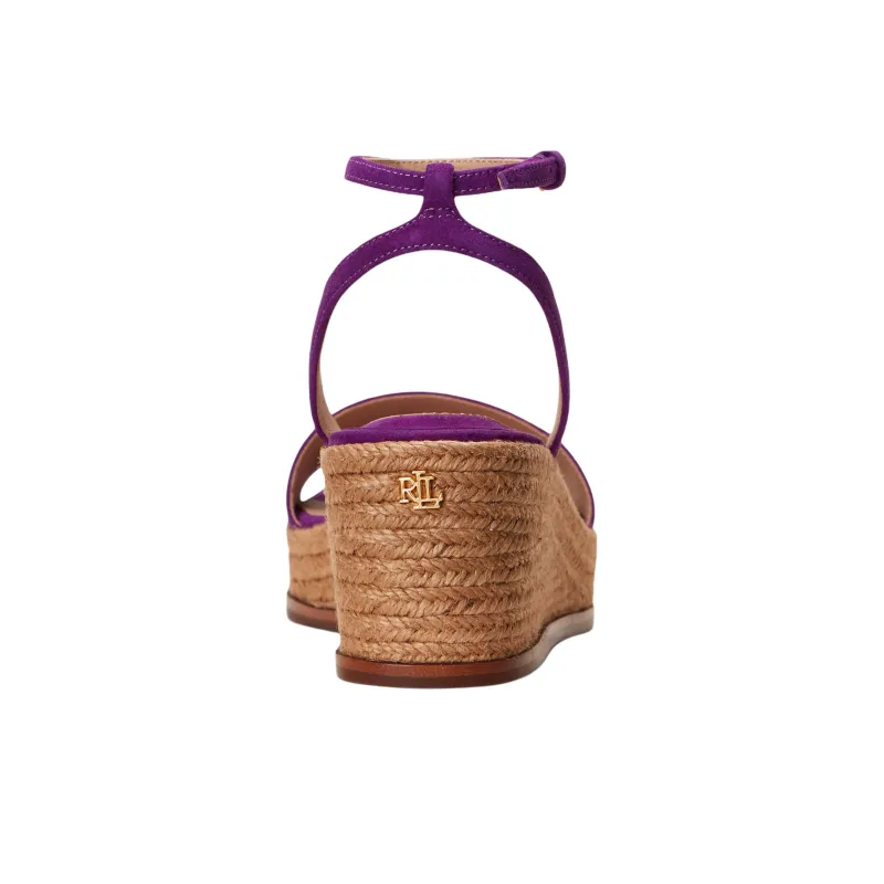 LAUREN RALPH LAUREN Leona Strap Sandals 3.5cm Women's Purple-5