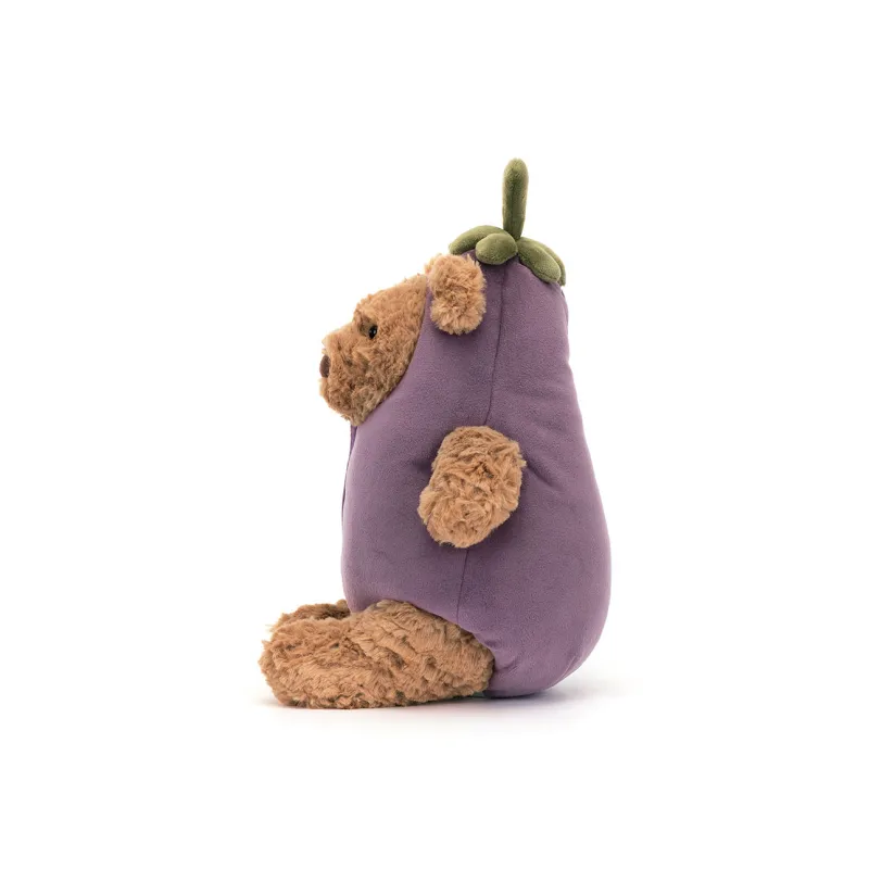 JELLYCAT Bartholomew Bear Aubergine Plush Toy-1