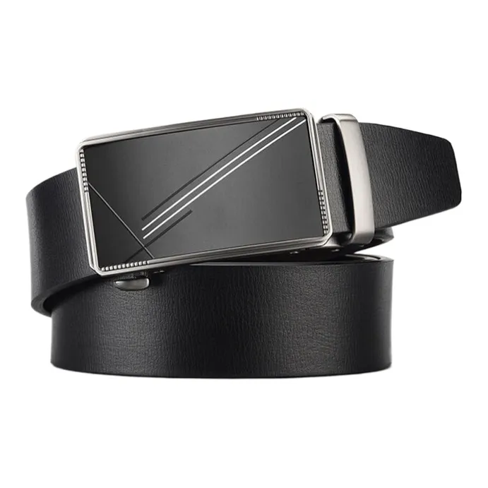 CARTELO Cow Split Leather Belts Men's Width 3.3cm-2