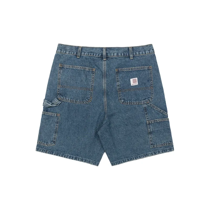 Unblank Denim Shorts Unisex Blue-1