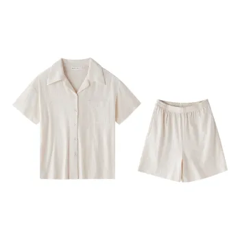 QINZUIMAO Pajama Set Women's White