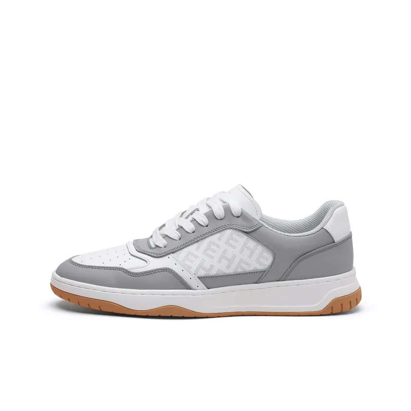 ELLE HOMME Stylish Skateboarding Shoes Men's White-5