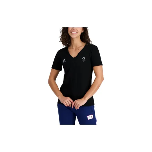 Le Coq Sportif T-Shirts Women's Black