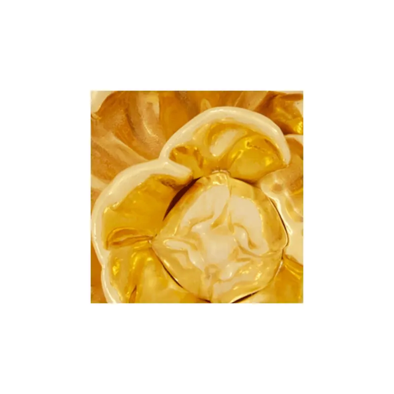 OSCAR DE LA RENTA Gardenia Polished-finish Brooch-1