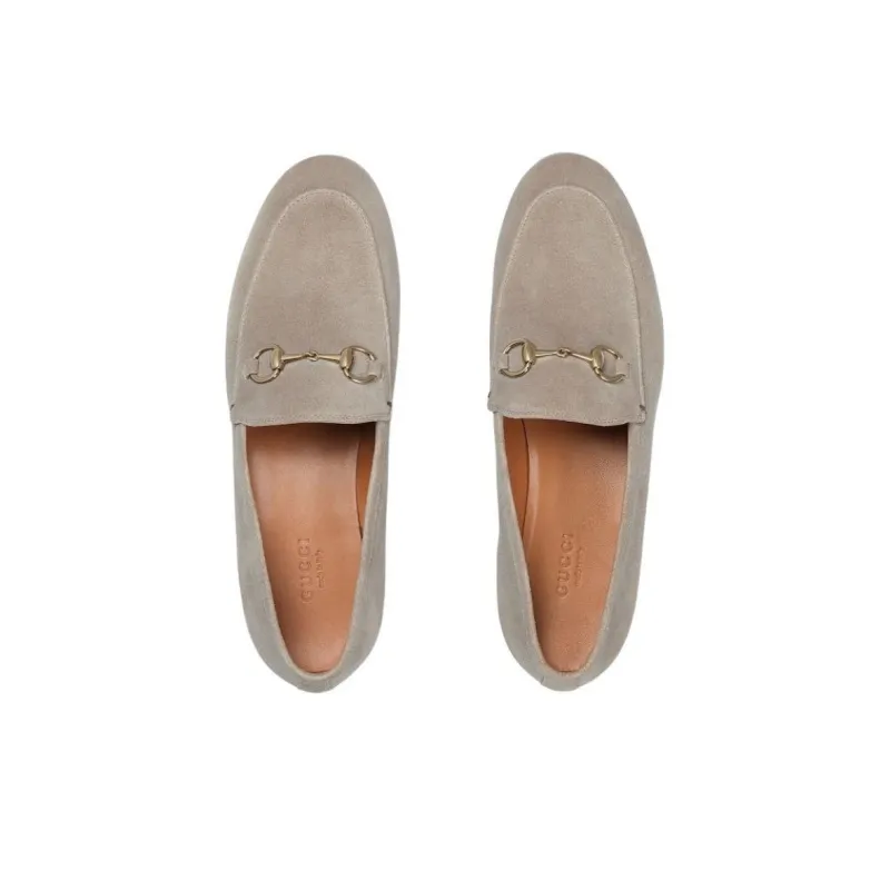GUCCI Jordaan Loafers Women's Beige-3