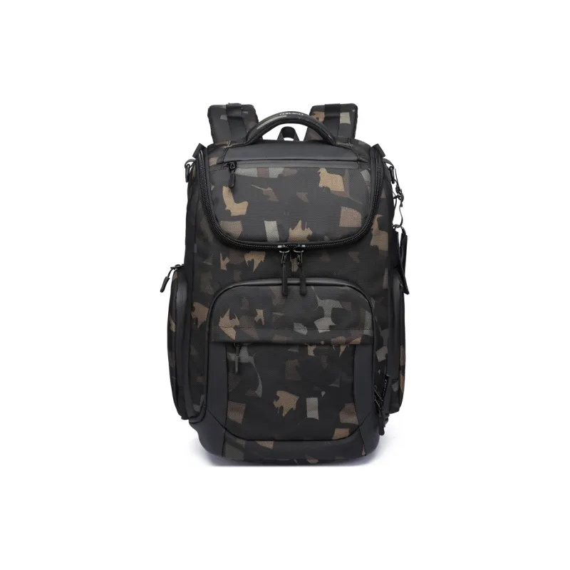 OZUKO Oxford Backpack Laptop Bag Travel Bag Unisex Black Blue Gray Pink-3