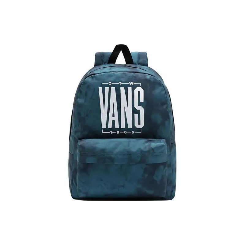 Vans Old Skool Polyester Backpack Unisex Blue Coral-0