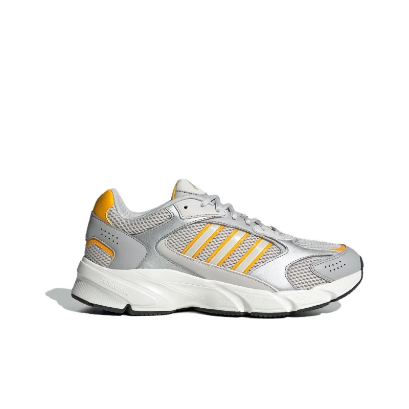 Adidas CRAZYCHAOS 2000 Anti Slip Wear Resistant Low Top Casual Running Shoes Unisex Silver Yellow-1
