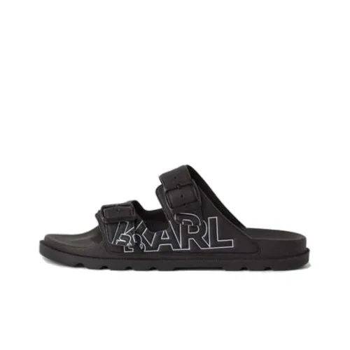 KARL LAGERFELD Slide Slippers Men's Black