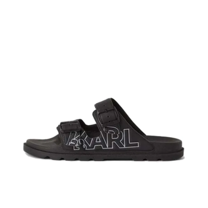 KARL LAGERFELD Slide Slippers Men's Black-0
