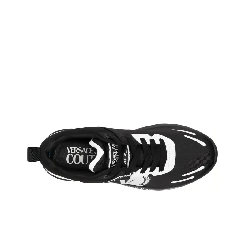 VERSACE JEANS Low Top Casual Shoes Men's Black-3