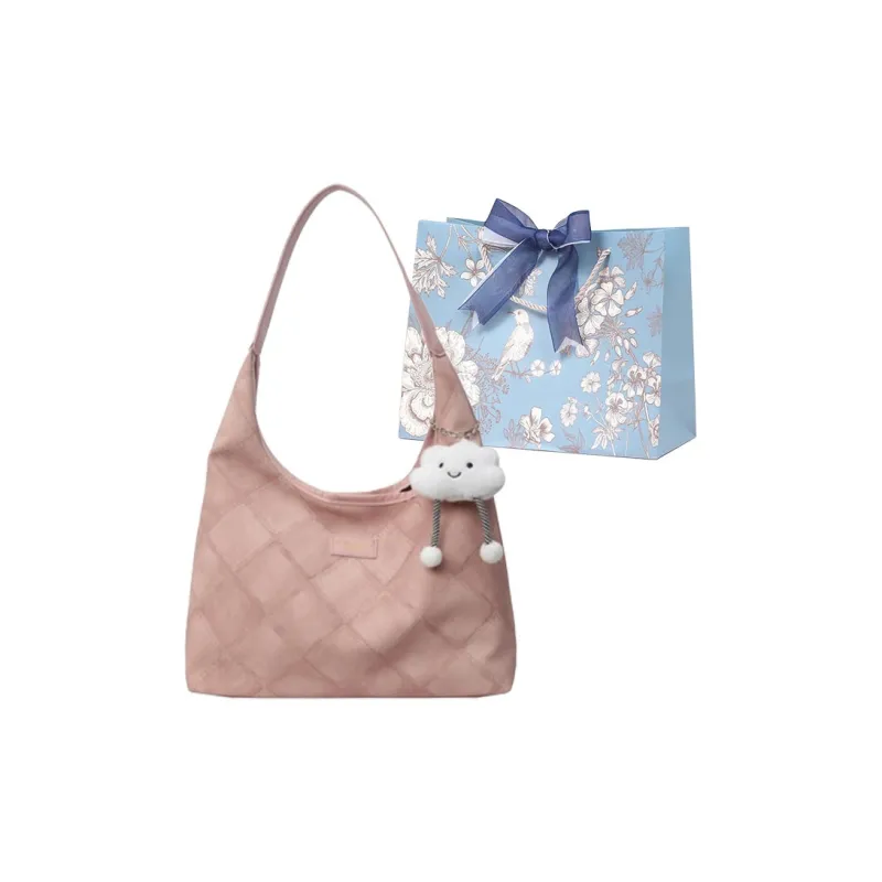 REDOO PU Shoulder Bag Regular Women's White/Blue/Pink/Dark Tea-10