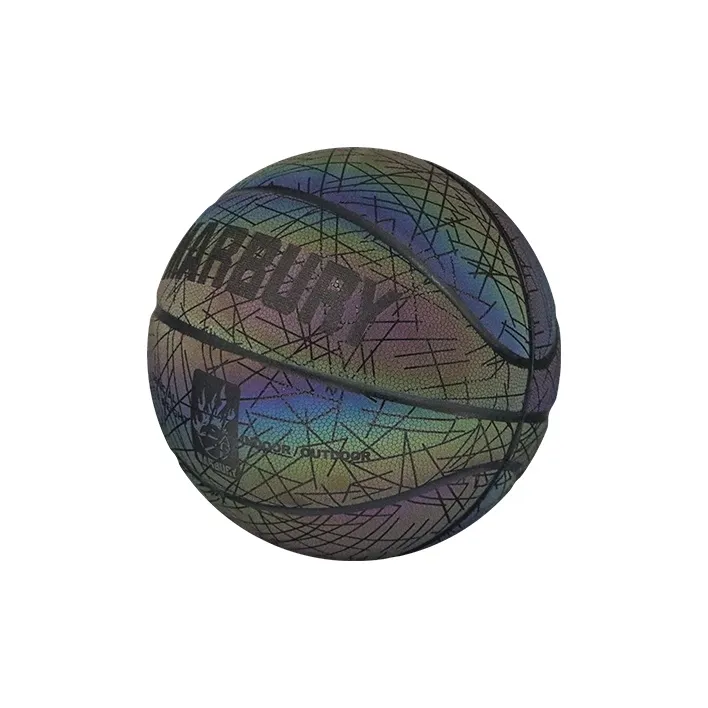 MARBURY Reflective Luminous Series Synthetic Leather Basketball Starry Sky Rainbow Size 7 Training-7