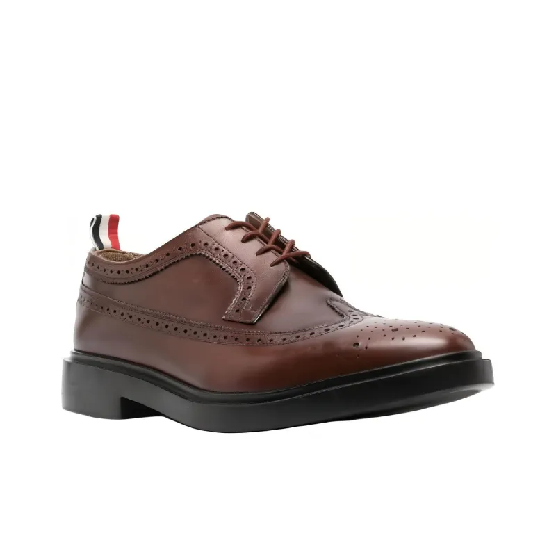 THOM BROWNE Longwing Round-toe Brogues-2