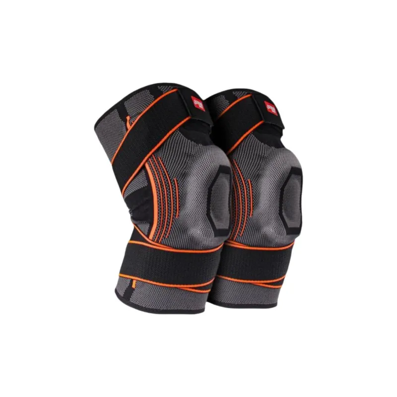 DHS Running Mountaineering Fitness Unisex Nylon Elastane Latex Thread Knee Pads-4