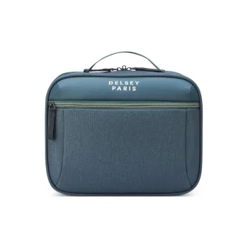 DELSEY Polyester Clutch Toiletry Bag Unisex Green