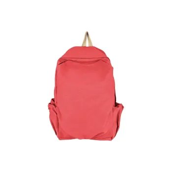 Dusen Kangaroo Canvas Backpack Unisex Red/Purple/Black/Khaki/Dark Green