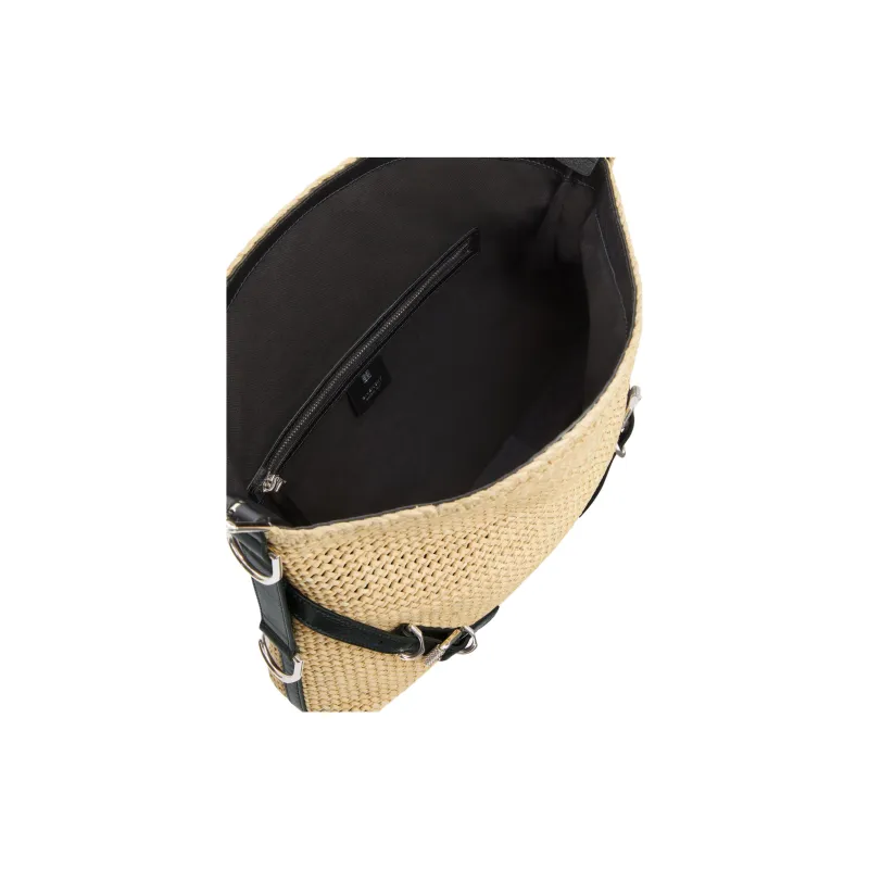 Givenchy Voyou Plant Material With Leather Handbag, Shoulder Bag Women's Natural Color-4