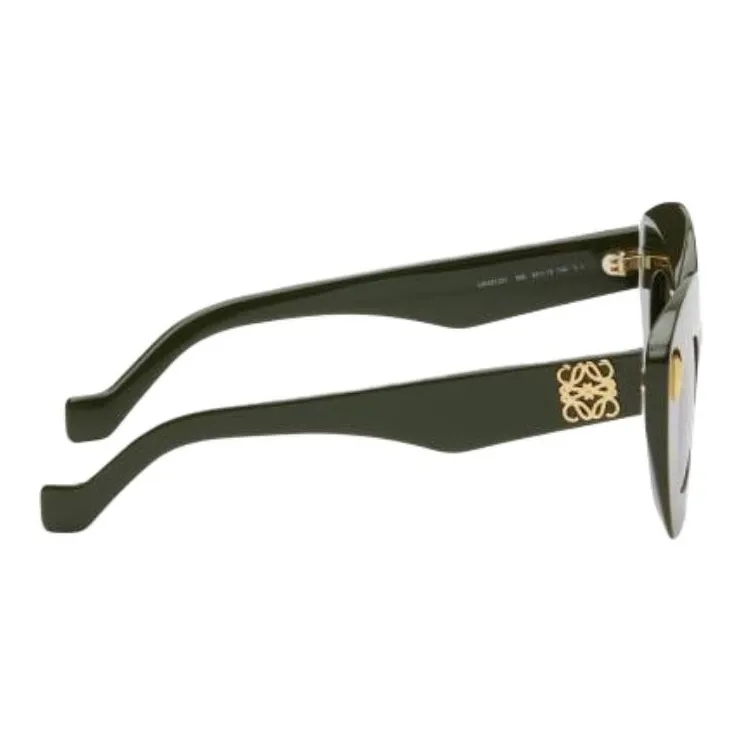 LOEWE Cat Eye Sunglasses Men's Dark Green-3