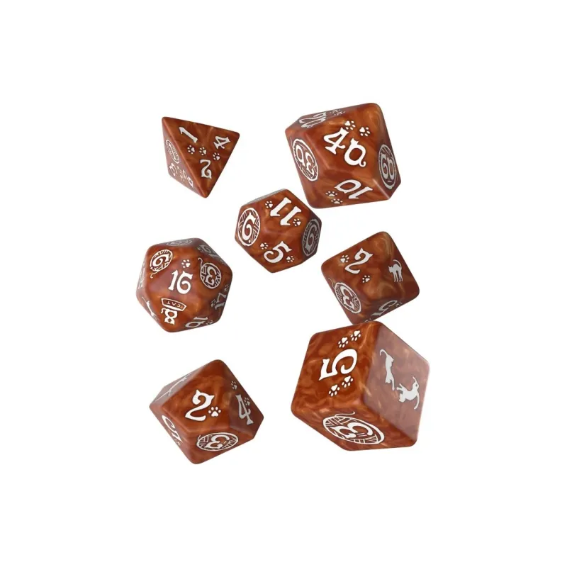 Q WORKSHOP CATS Dice Set Muffin Board Games-1