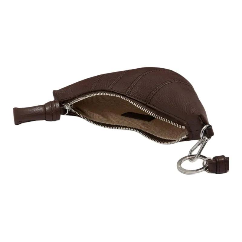 Lemaire Cow Leather Coin Purse Unisex Brown-6