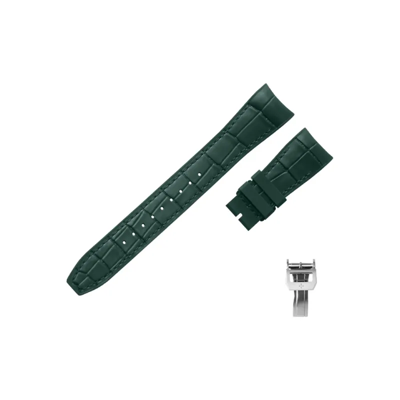 VAGENARI Fluoroelastomer Strap Compatible With IWC Universal Big Pilot 46mm IW500916 Watch Band Unisex-7