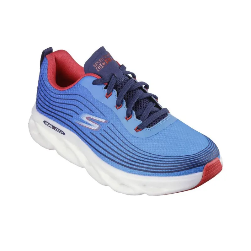 Skechers Go Run Speed Cushioning Wear Resistant Rebound Low Top Running Shoes Men's Blue-2