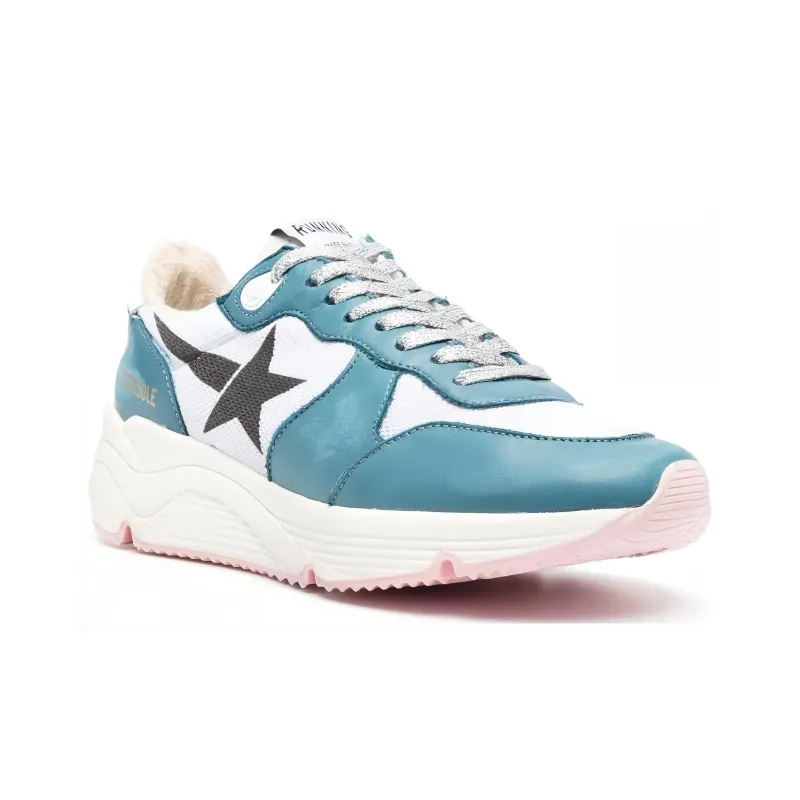 Golden Goose Running Sole Low Top Casual Shoes Women's Blue-2