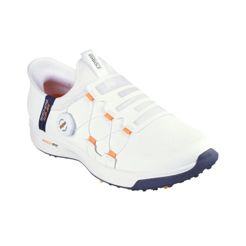 Skechers Go Golf Cushioned Anti-Slip Wear-Resistant And Water-Resistant Low-Top Golf Shoes Men's White-2