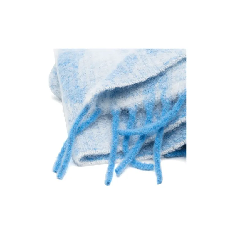 Sandro Alpaca Knit Scarves Women's Blue-1
