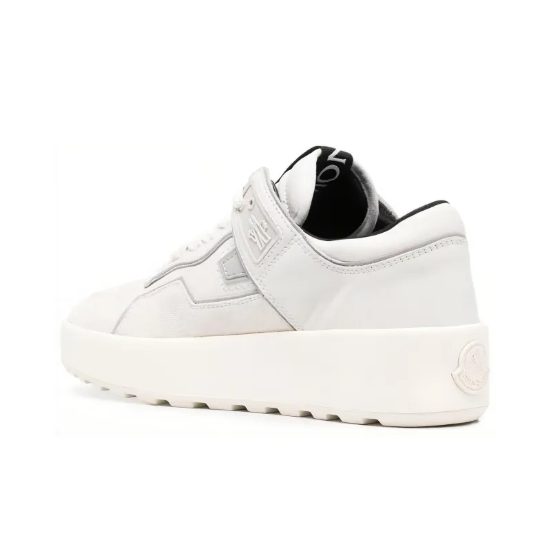 Moncler Logo-patch Low-top Leather Sneakers-3