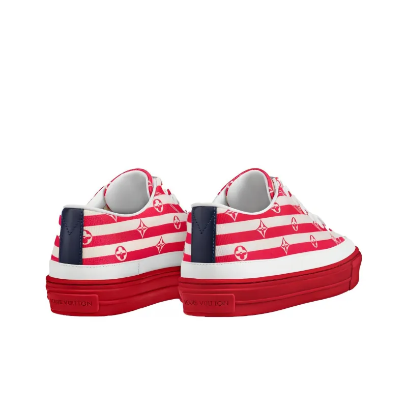 LOUIS VUITTON Stellar Sneakers 'White Red' Women's-4