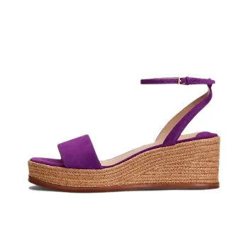 LAUREN RALPH LAUREN Leona Strap Sandals 3.5cm Women's Purple