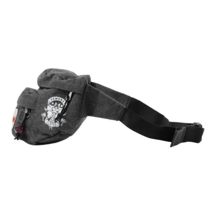 JanSport Netflix STRANGER THINGS Stranger Things Collaboration Polyester Fanny Pack Regular Unisex Black Gray Color-1