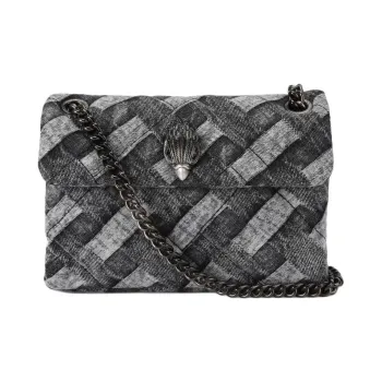 Kurt Geiger London Denim Shoulder Bag Crossbody Bag Mini Women's Black