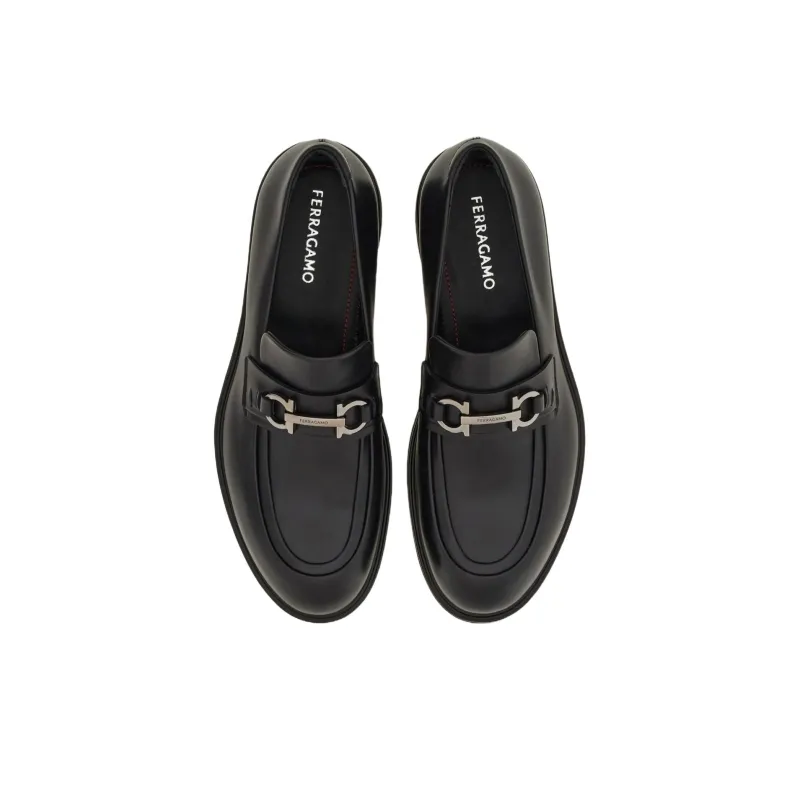 Ferragamo Loafers Men Black-3