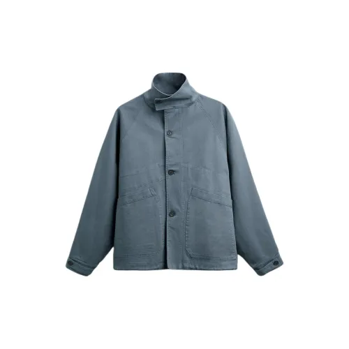 ZARA Jackets Men Blue