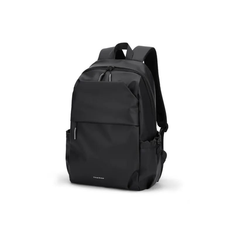 Simvay Clos PU Backpack Large Size Men's Black-2
