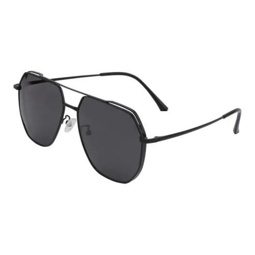 Gameking Stainless Steel Cupronickel Aviator Sunglasses Unisex Black Gray Color Silver Gray
