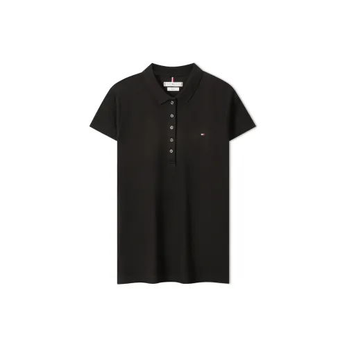 Tommy Hilfiger Polo Shirts Women's Black 017