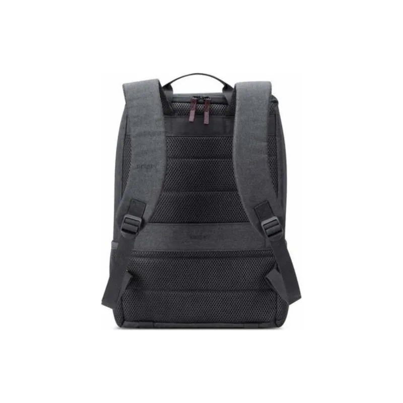 DELSEY Polyester Backpack Unisex Charcoal Gray-2