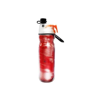O2COOL Outdoor Water Equipment Water Cup Plastic 590ml Orange Watercolor