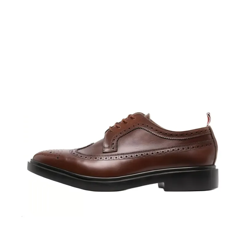 THOM BROWNE Longwing Round-toe Brogues-0