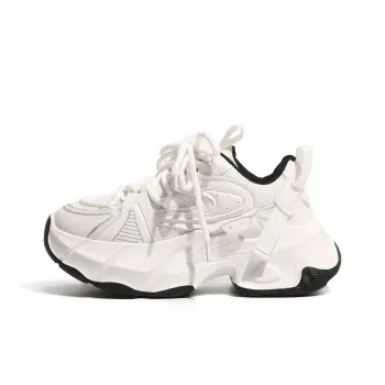 NUNZ Low Top Chunky Sneakers Women's White