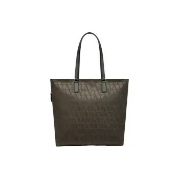 Valentino Calfskin Tote Bag, Shopping Bag, Shoulder Bag, Handbag Women's Army Green