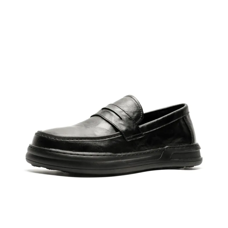 ZUWUDONG Loafers Men Black-1